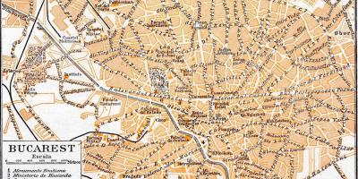 Old town bucharest bản đồ