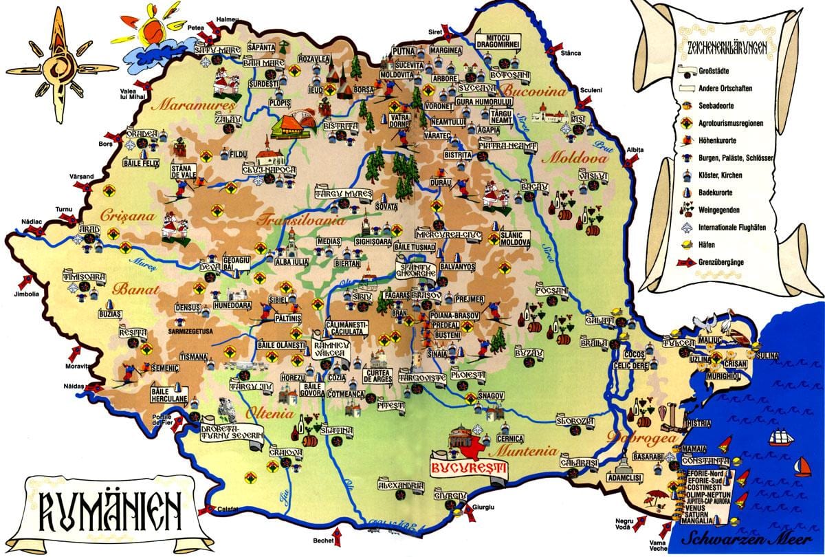 bucharest ngắm cảnh bản đồ