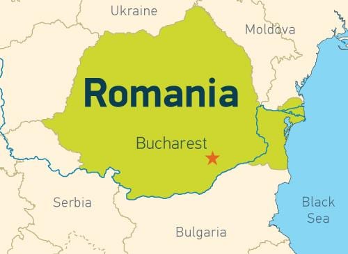 bucharest trên bản đồ