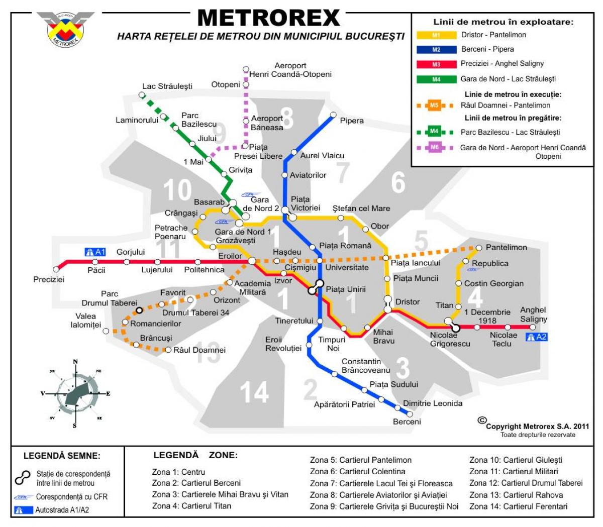Bản đồ của metrorex 